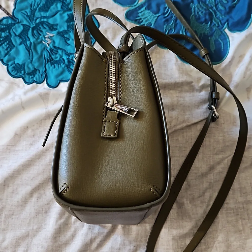 Marc Jacobs Little Big Shot Top Handle Satchel in Medium Green - Picture 8 of 12